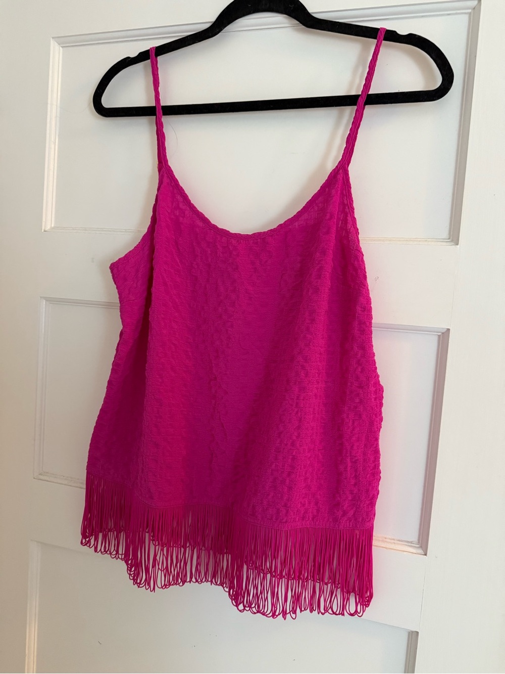 Lilly Pulitzer Bright Fuchsia Fringe Camisole